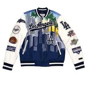 Pro Standard LA Dodgers World Series Varsity Jacket Size Large MLB Patches